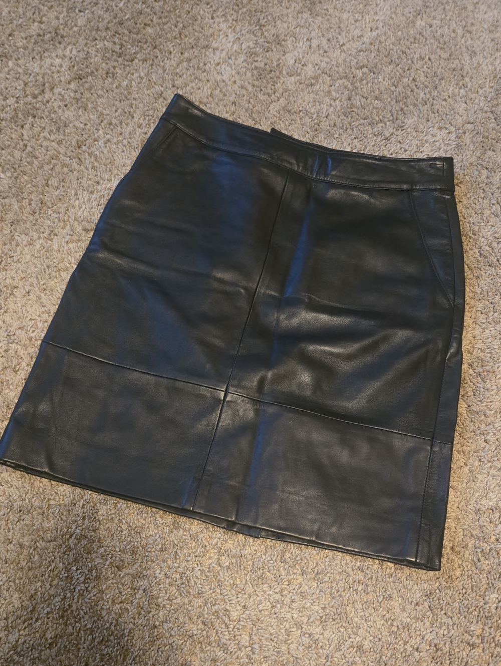 Gestuz Lamb Leather Skirt